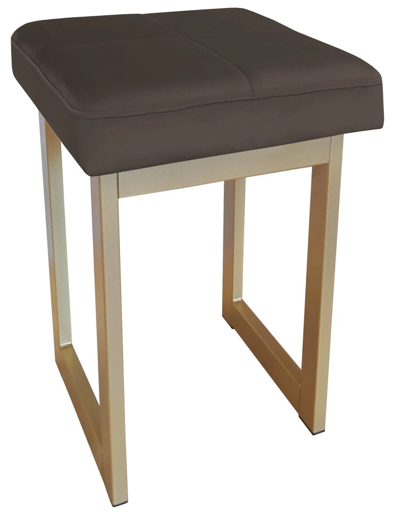 TABORET SOLID 60cm STOŁEK LOFT podstawa złota MG05