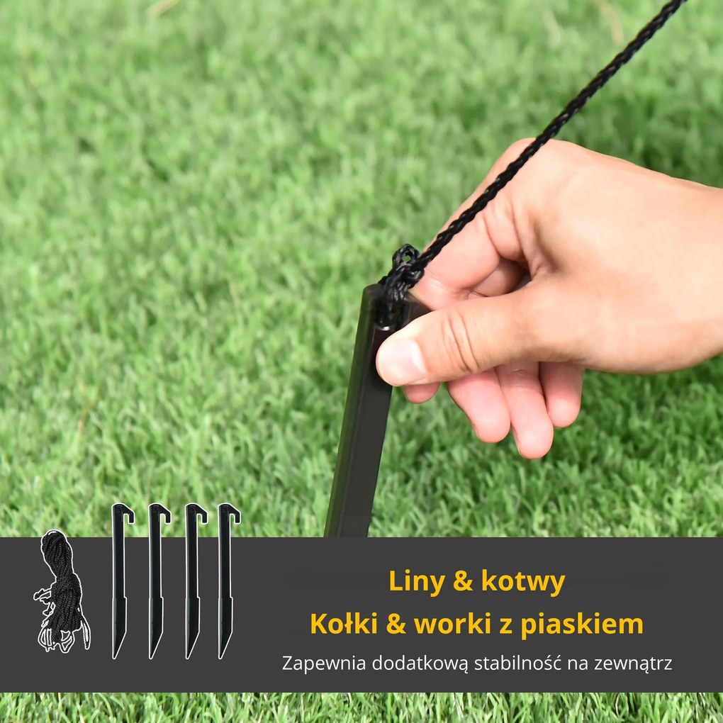 HOMCOM Dekoracja świąteczna z oświetleniem LED | Aosom PL