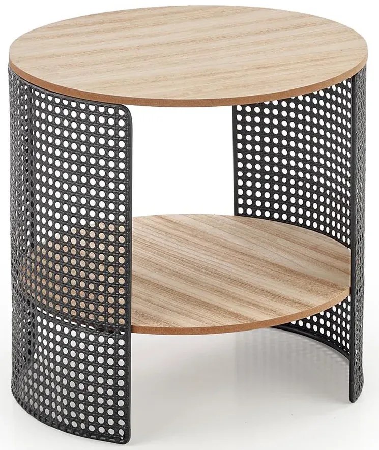 Nowoczesny okrągły kawowy stolik P2-G71