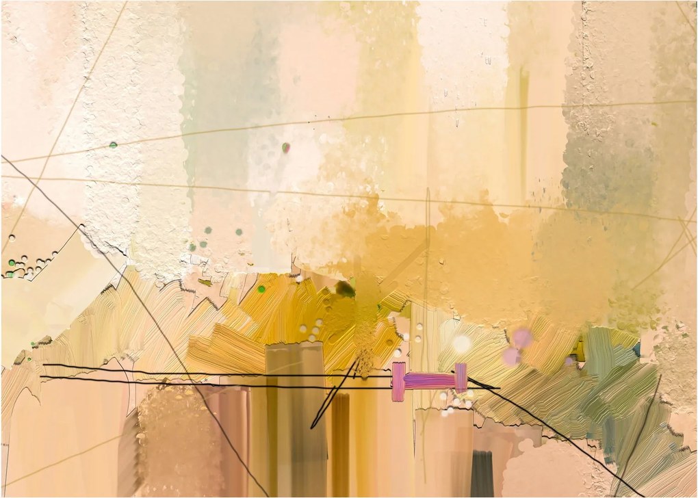 Obraz - Abstrakcja, obraz olejny (70x50 cm)
