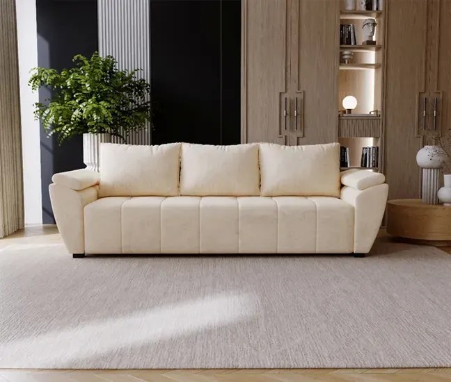 Nowoczesna kremowa sofa - Endora 4X