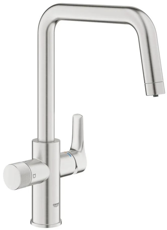 GROHE 30595DC0 - Bateria zlewozmywakowa BLUE PURE, stal nierdzewna