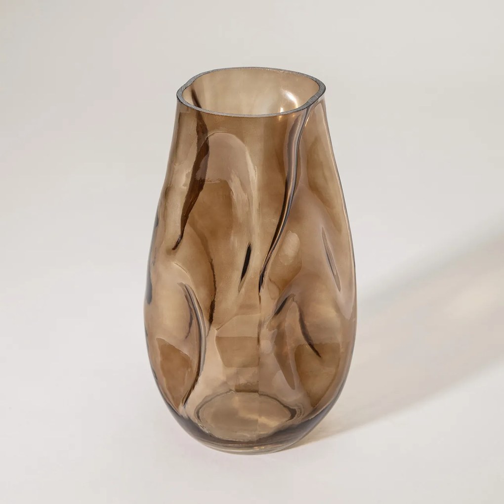 Wazon Bronze Wave II 13x13x26 cm