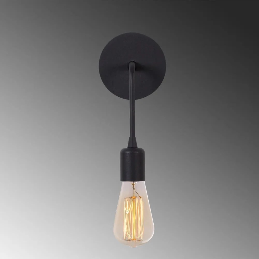 Kinkiet w kolorze matowej czerni Dartini – Opviq lights