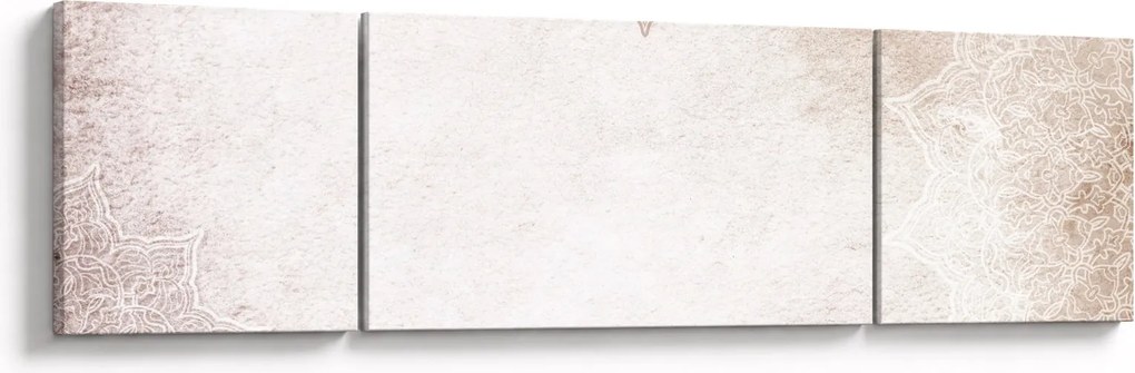 Obraz - Mandale na ścianie (170x50 cm)
