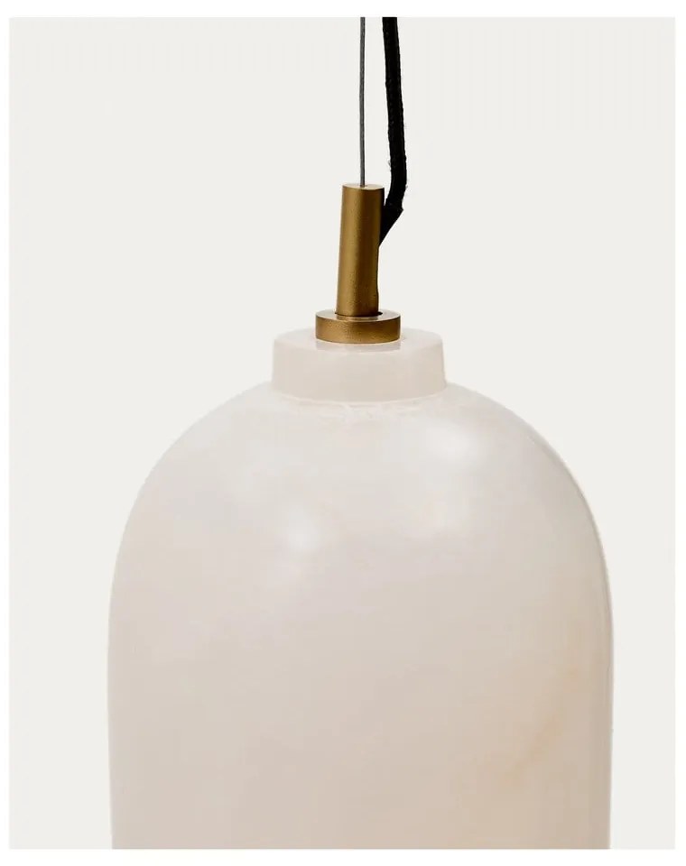 Lampa wisząca w kolorze kości słoniowej ø 15 cm Shenli – Kave Home