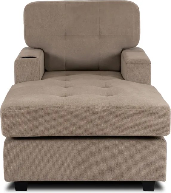 Fotel Wypoczynkowy Sofa NEO Beżowy Tapicerowany Nowoczesny