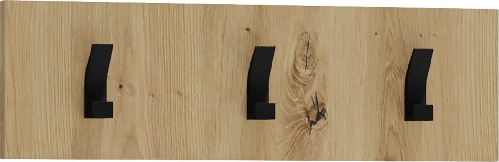 Wieszak minimalistyczny na ubrania dąb artisan F1-W21