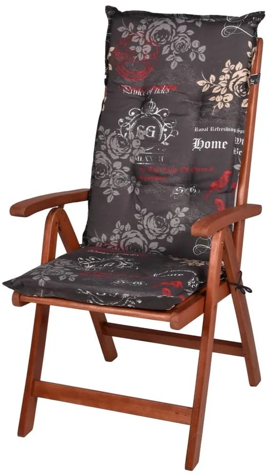 Ciemnoszara ogrodowa poduszka do siedzenia 50x120 cm Bristol – Sun Garden
