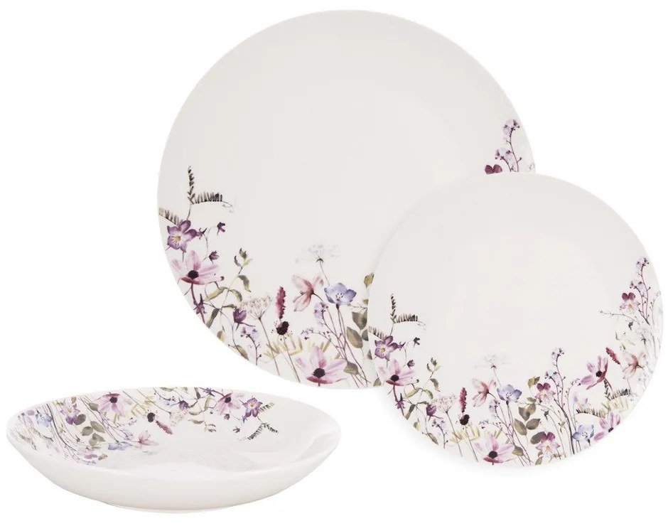 Porcelanowy zestaw talerzy 18 szt. Louka – Orion