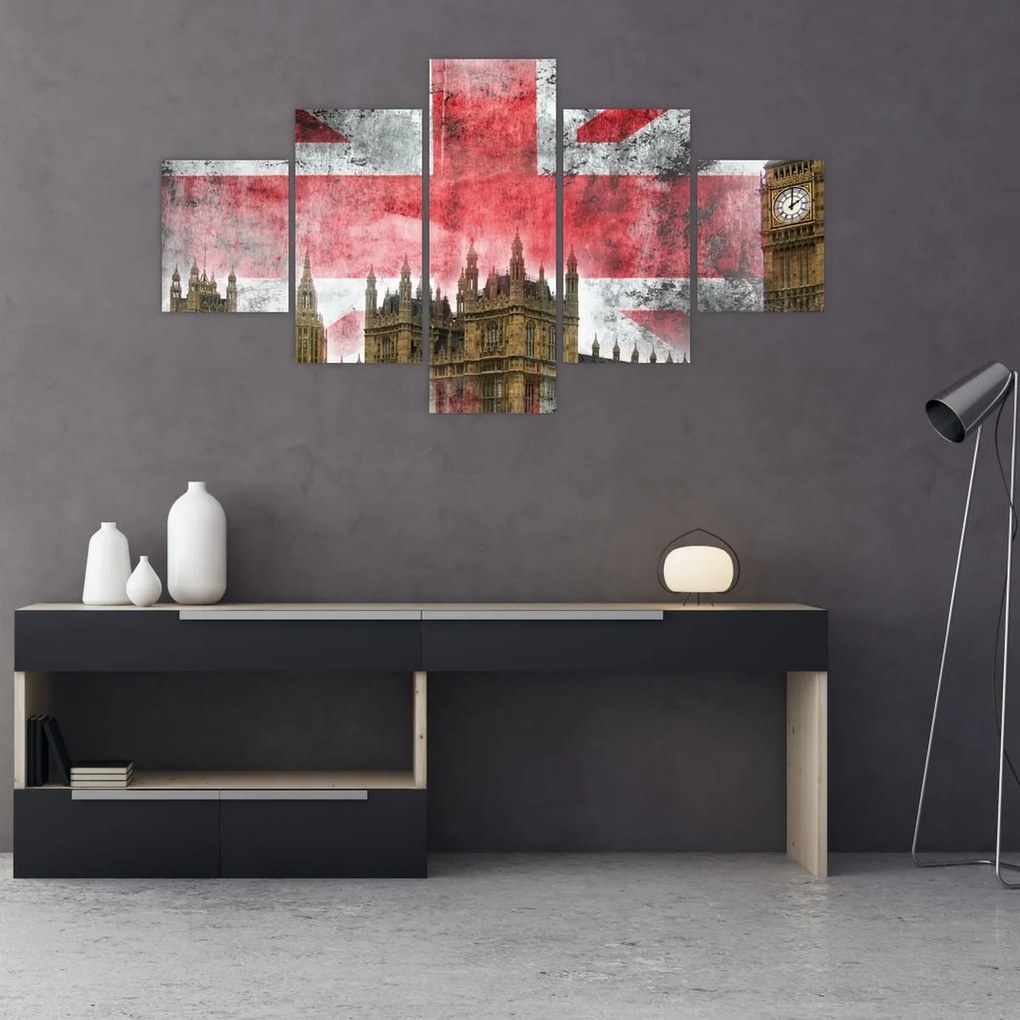 Obraz - Londyn (125x70 cm)