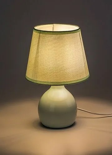 Rabalux 74077 lampa stołowa Ingrid, jasnozielony