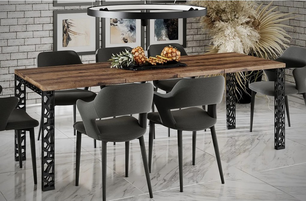 Stół rozkładany MATIO 130(265)x80 dąb monastery