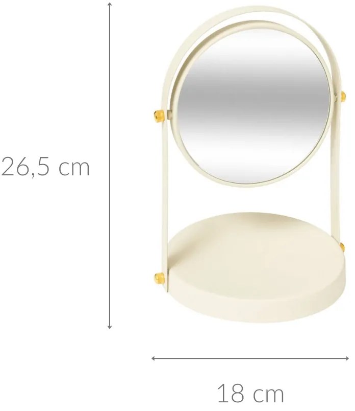 Lusterko kosmetyczne DUO, 26,5 cm