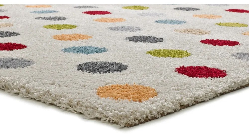 Kremowy dywan 80x150 cm Norge Dots – Universal