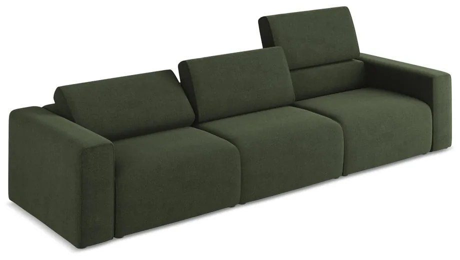 Zielona sofa modułowa 314 cm Kalea – Makamii