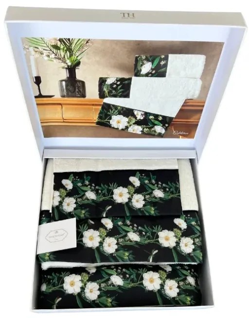 Podarunkowy zestaw ręczników CALDERON, 3 szt Biały