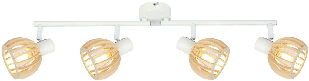 Biała skandynawska lampa sufitowa listwa - 3X K091 S2-D94