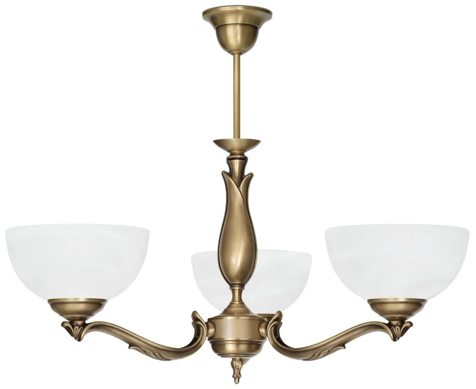 Klasyczny żyrandol mosiężny M-S3