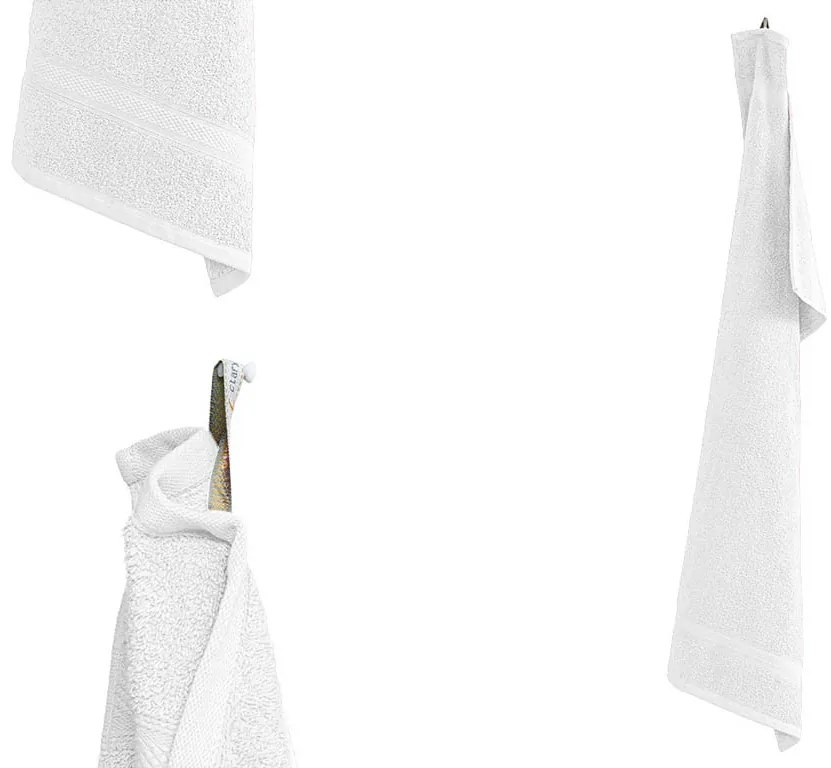 Ręcznik CLARYSSE ELEGANCE 60x110 cm biały, 100% bawełna