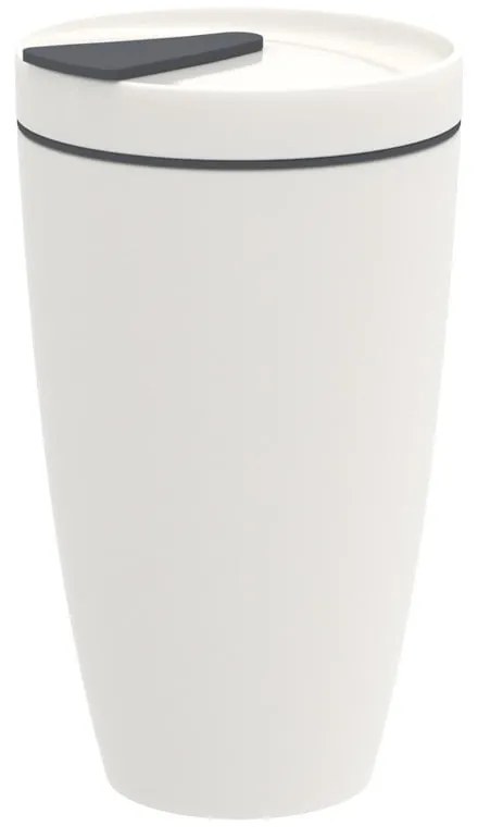 Biały porcelanowy kubek podróżny Villeroy &amp; Boch Like To Go, 350 ml