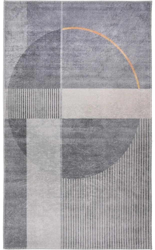 Szary dywan odpowiedni do prania 160x230 cm – Vitaus