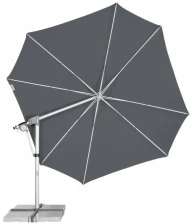 Konstrukcja PROTECT 400P + poszycie - parasol ogrodowy z drążkiem bocznym : Substancja Desen - T840