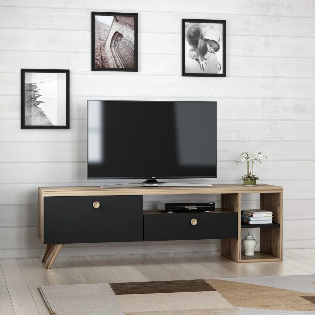 Stolik pod telewizor Parion czarny