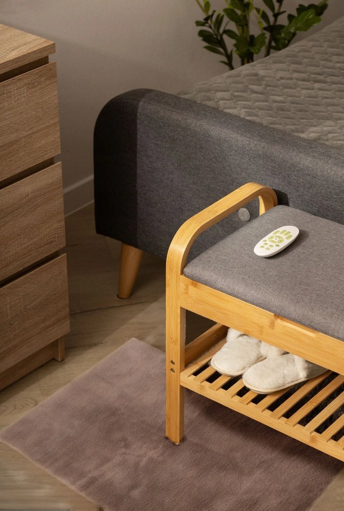 Dywanik futrzany Brązowy 50x80 cm Dekoracyjny Antypoślizgowy Estetyczny