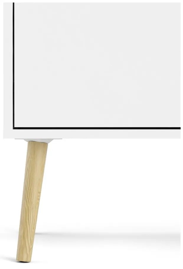Biała komoda 147x82x39 cm Oslo – Tvilum