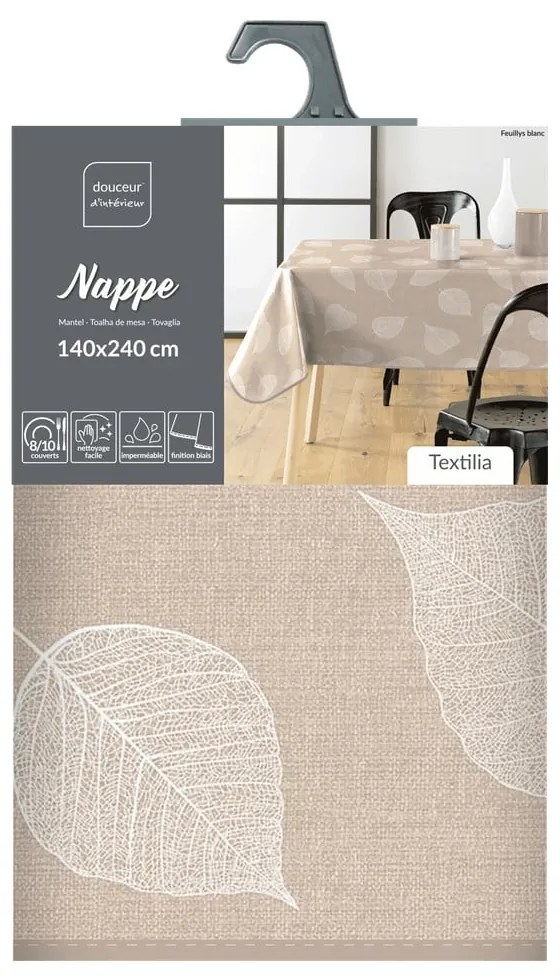 Obrus zmywalny 140x240 cm Feuillys – douceur d'intérieur