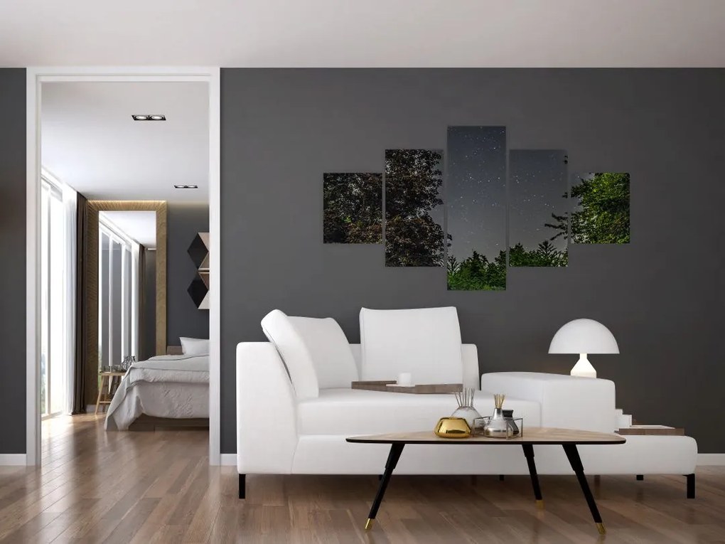 Obraz nocnego nieba (125x70 cm)