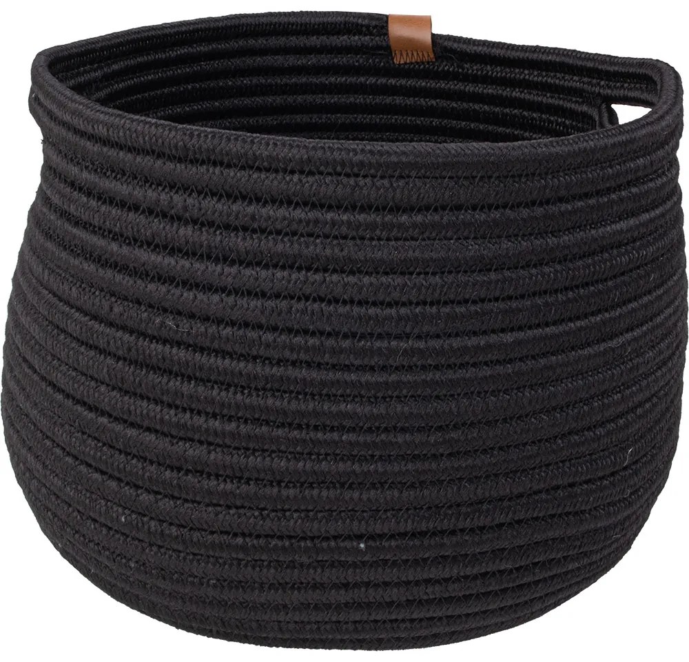 Koszyk pleciony Okrągły koszyk antracytowy LOOP 020x025 inny
