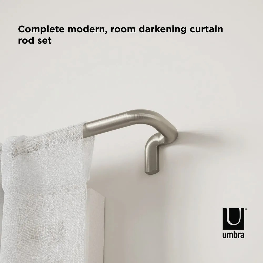 Stalowy regulowany karnisz 224 - 366 cm Twilight – Umbra