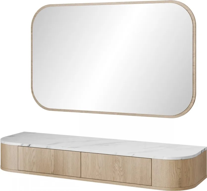 Toaletka + lustro Nisken