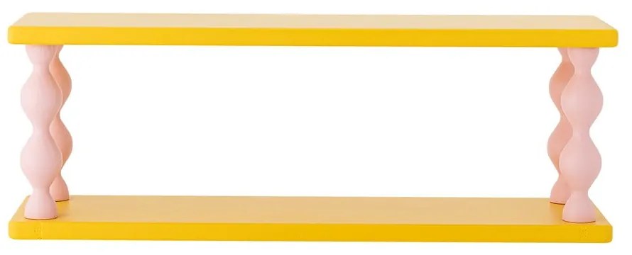 Żółta wielopoziomowa półka dziecięca 60 cm Bibiola – Bloomingville Mini