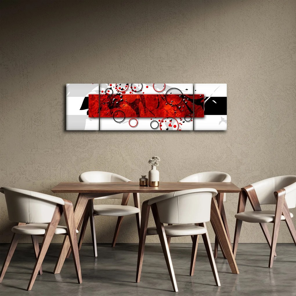 Obraz abstrakcji (170x50 cm)