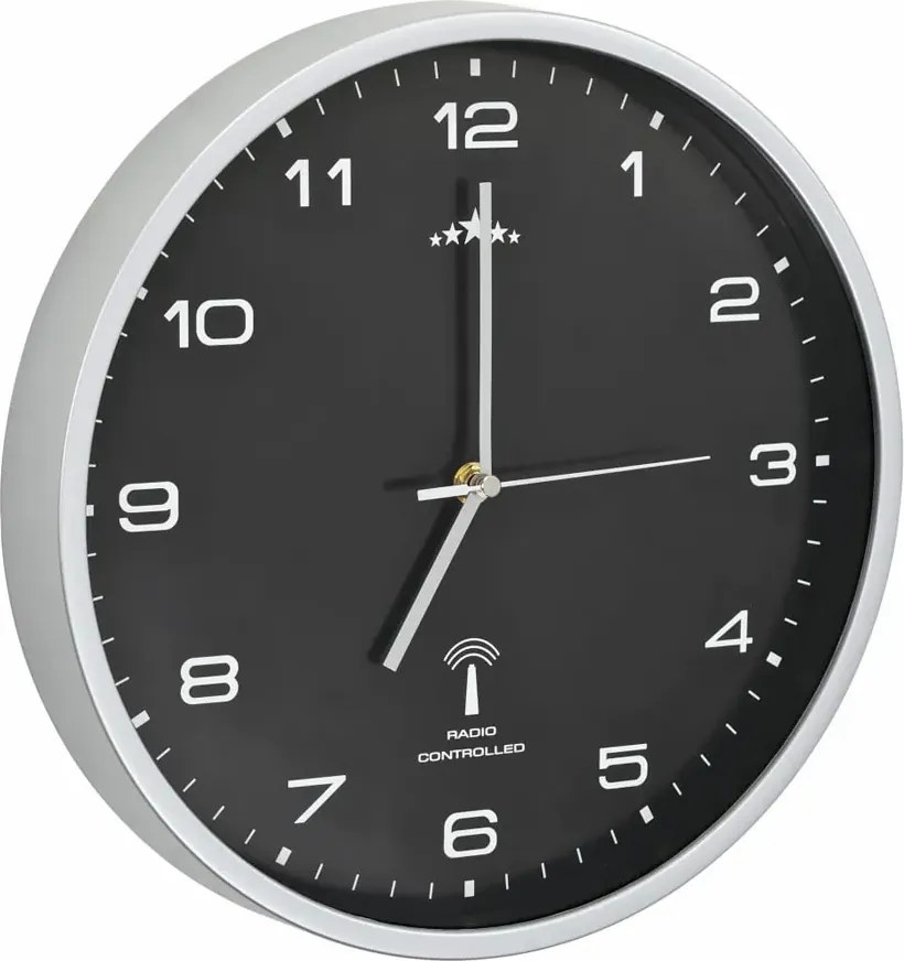 Klasyczny czarny zegar wiszący 31 cm M0-N49