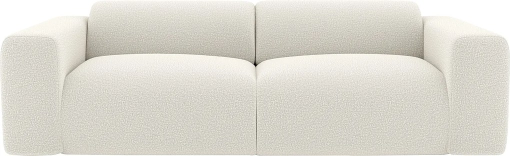 Kanapa 4-osobowa tapicerowana białym frotte POGNI marki Maison Céphy