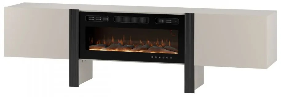 Szafka RTV z kominkiem 200 2D Zalvigo 05