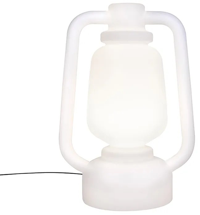 Lampa podłogowa biała 110 cm IP44 - Storm Extra Large