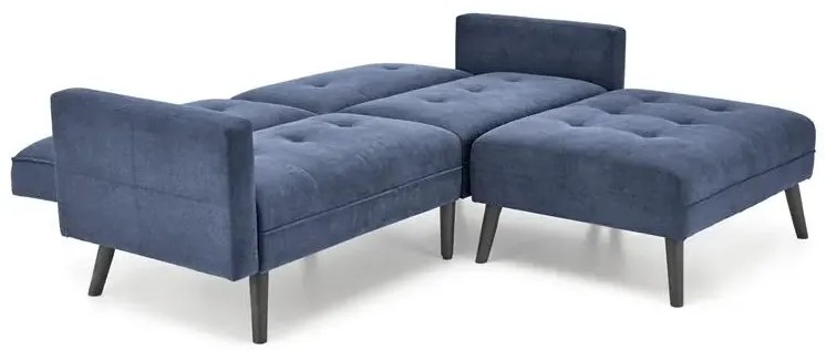 Sofa rozkładana CORNELIUS niebieska HALMAR