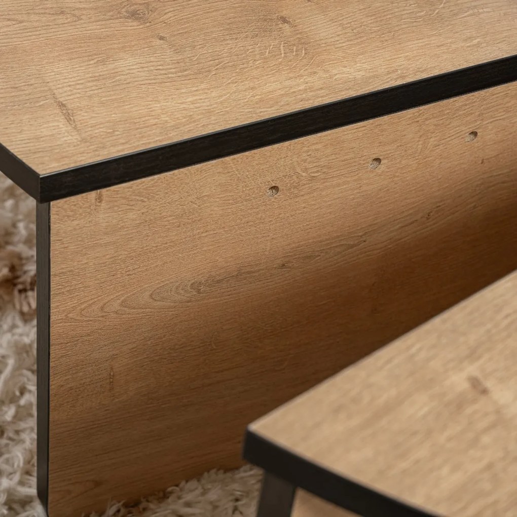Stolik kawowy Orion Honey Oak Black