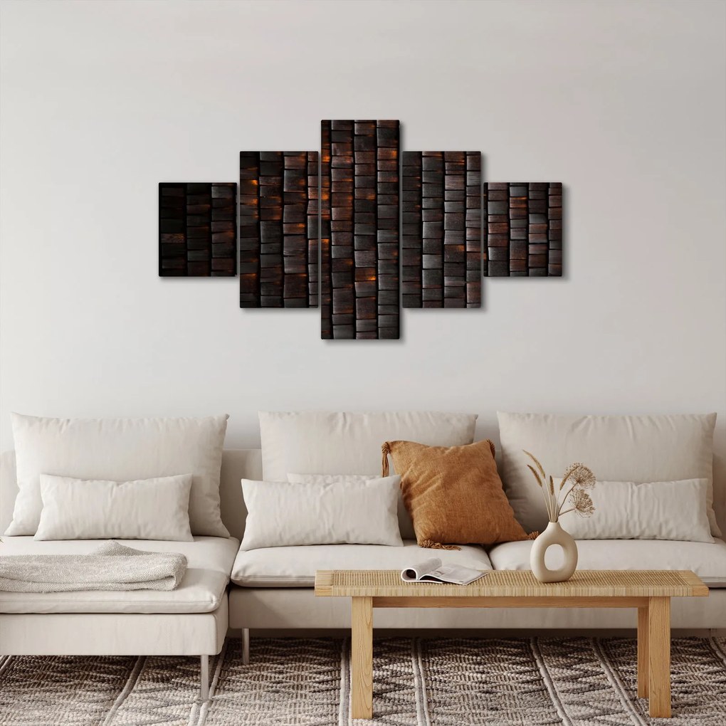 Nowoczesne malarstwo abstrakcyjne (125x70 cm)