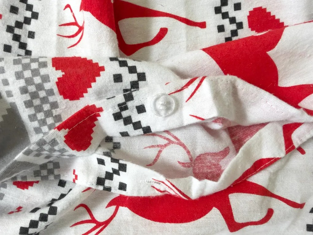 PrzytulneMieszkanie.pl PrzytulneMieszkanie.pl Pościel flanelowa DEER DREAMS białe Rozmiar pościeli: 70 x 90 cm | 140 x 220 cm