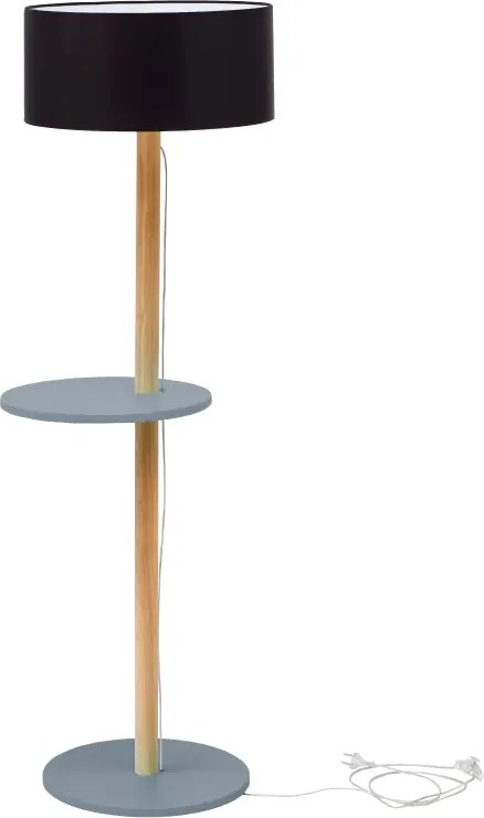 Lampa stojąca Ufo szara, czarny