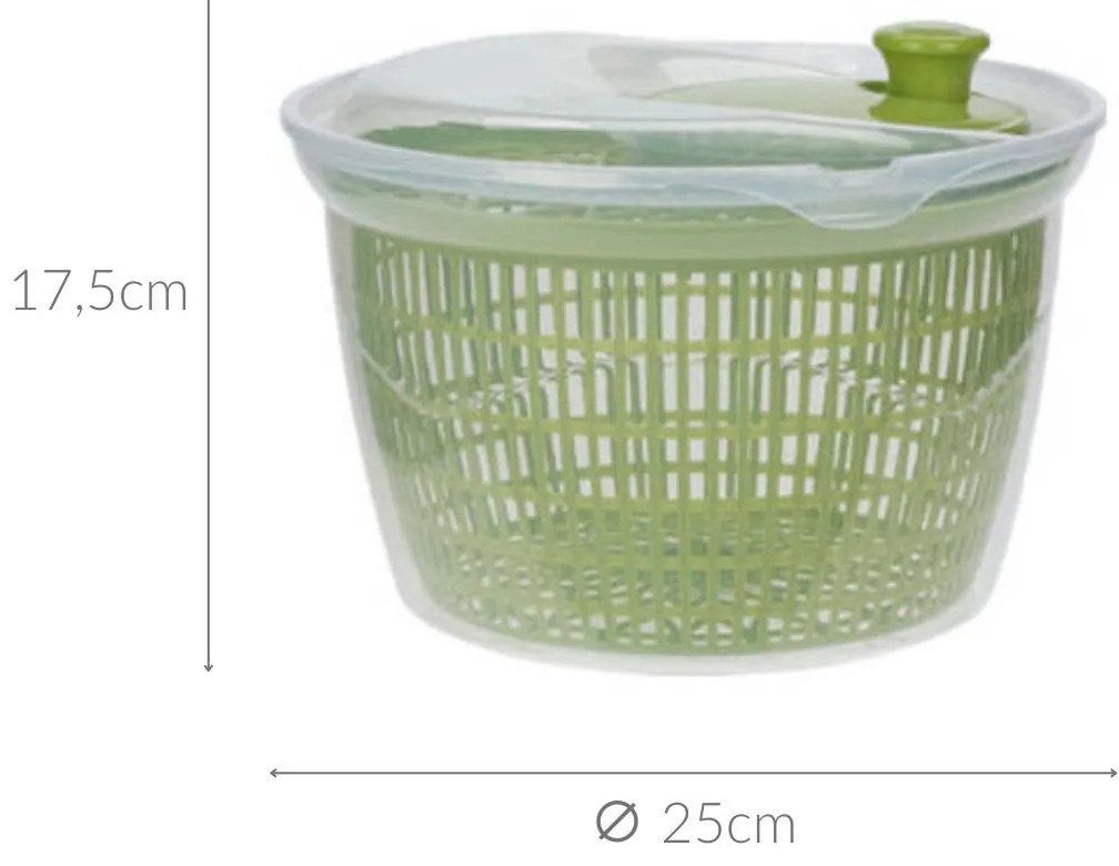 Suszarka wirówka do sałaty, Ø 25 cm