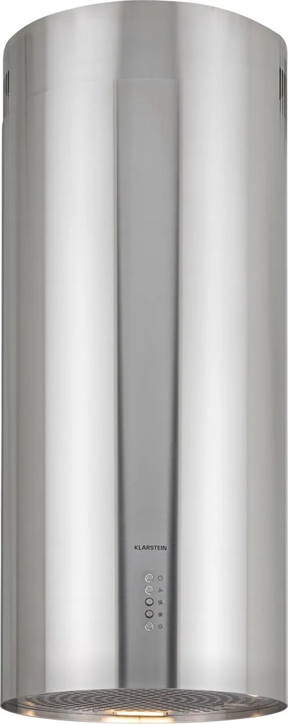 Klarstein Bolea 90cm 651m³/h Okap Wyspowy Srebrny