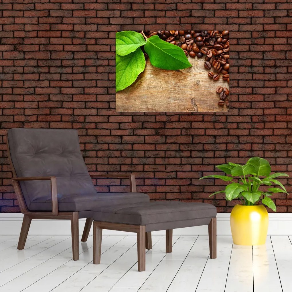 Obraz na szkle - Kawa (70x50 cm)