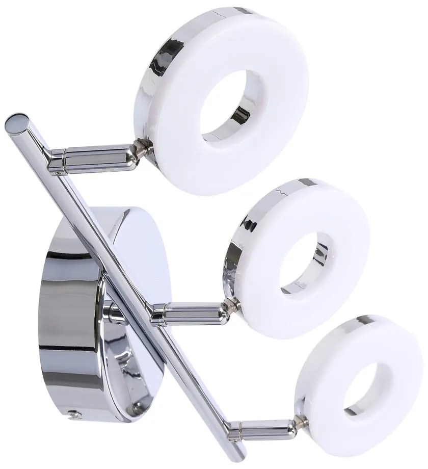 Lampa sufitowa LED w kolorze srebra z połyskiem 47x16 cm Thema – Candellux Lighting